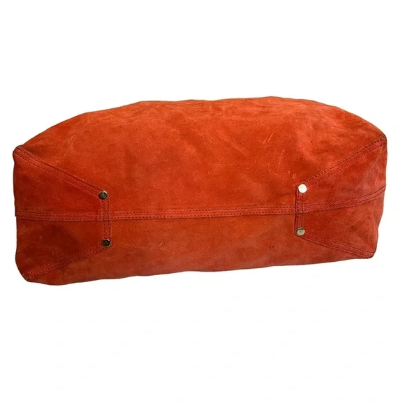 Tiffany & Co. Orange Suede Reversible Tote - Picture 7 of 16